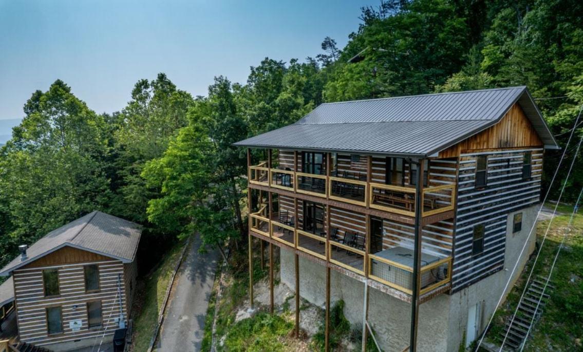 Smoky View With A Twist Villa Pigeon Forge Kültér fotó